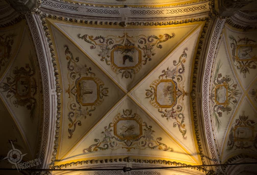 The Bone Chapel ceiling