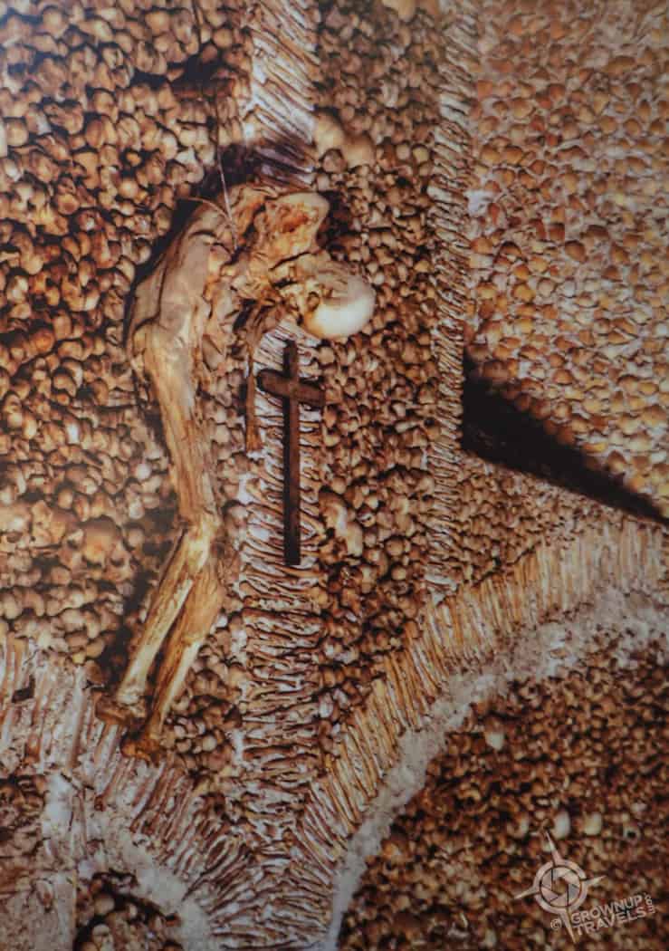 Mummified body in the Bone Chapel