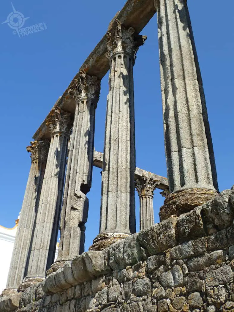 Evora Roman Temple columns