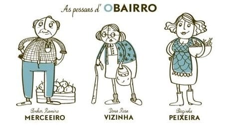 o bairro neighbours cartoons