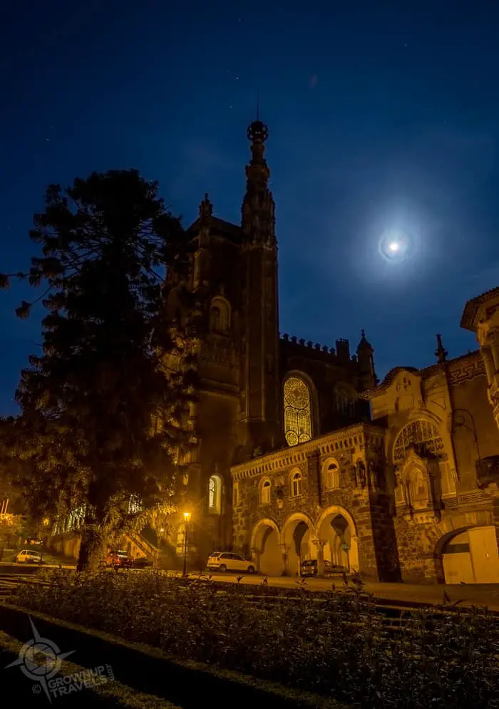 Moon over Bussaco Palace