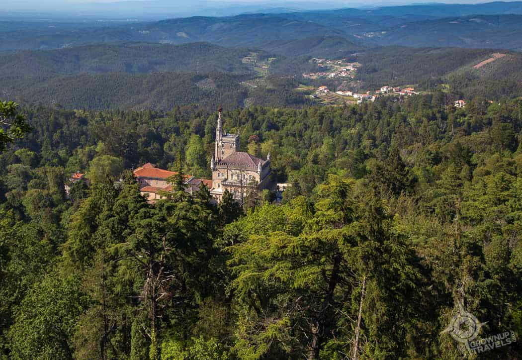 Birds eye view Palace Hotel do Buçaco