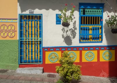 Guatape Primary coloured house