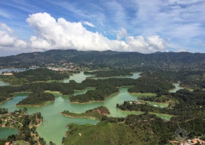 Lakes near Guatape Colombia