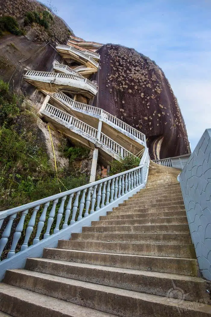 La Piedra Guatape stairs