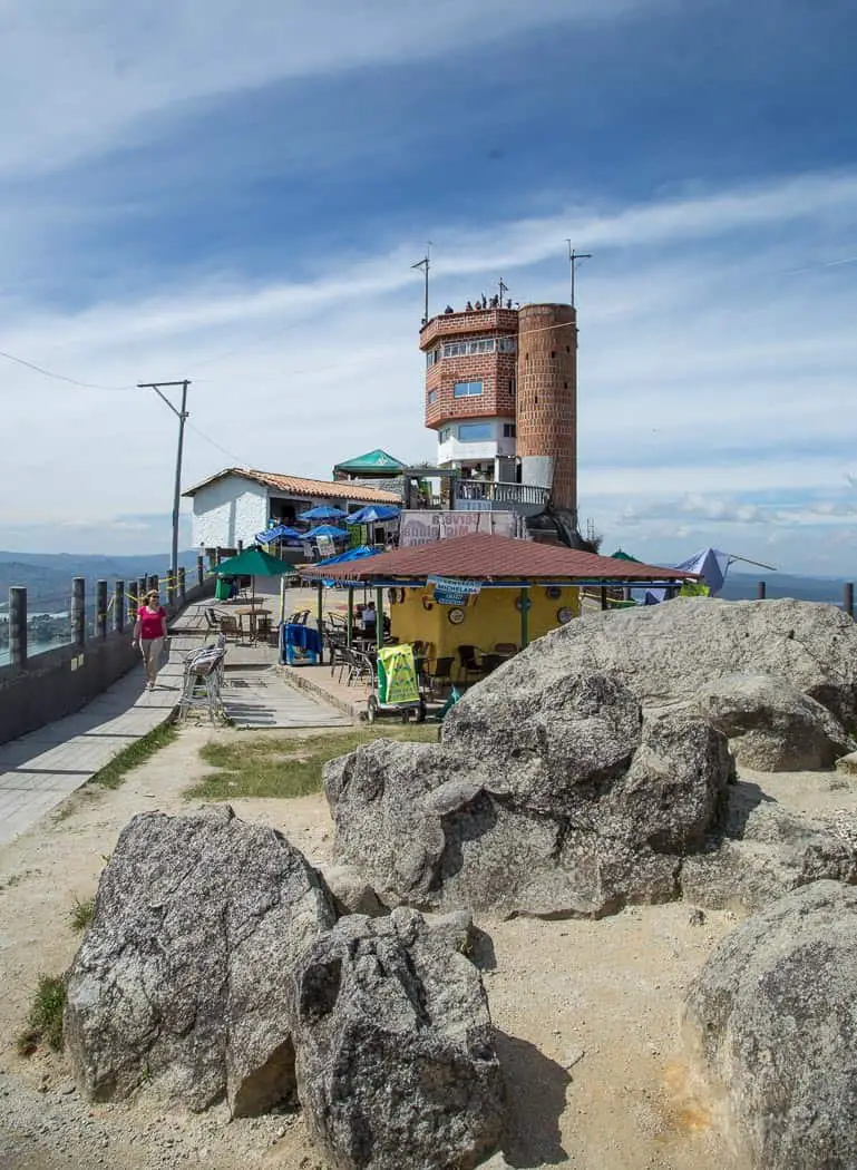 La Piedra tower and bar