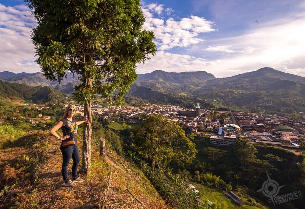 Hiking down Cristo Rey hill Jardin