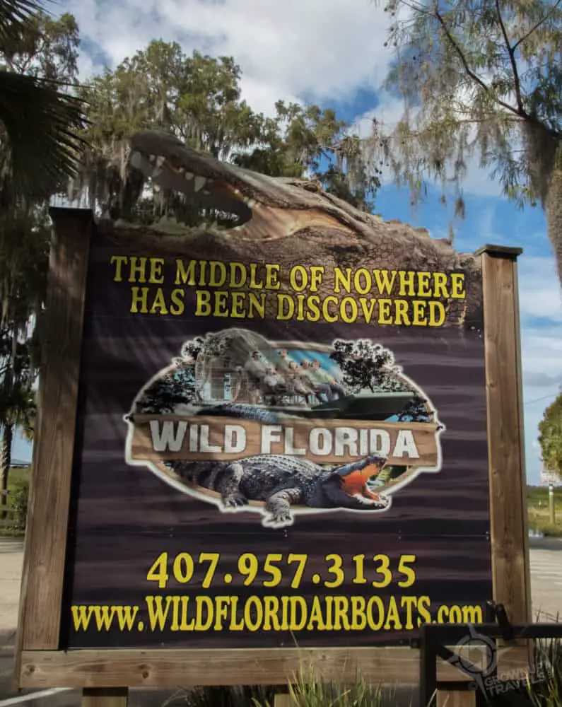 Wild Florida Park Sign
