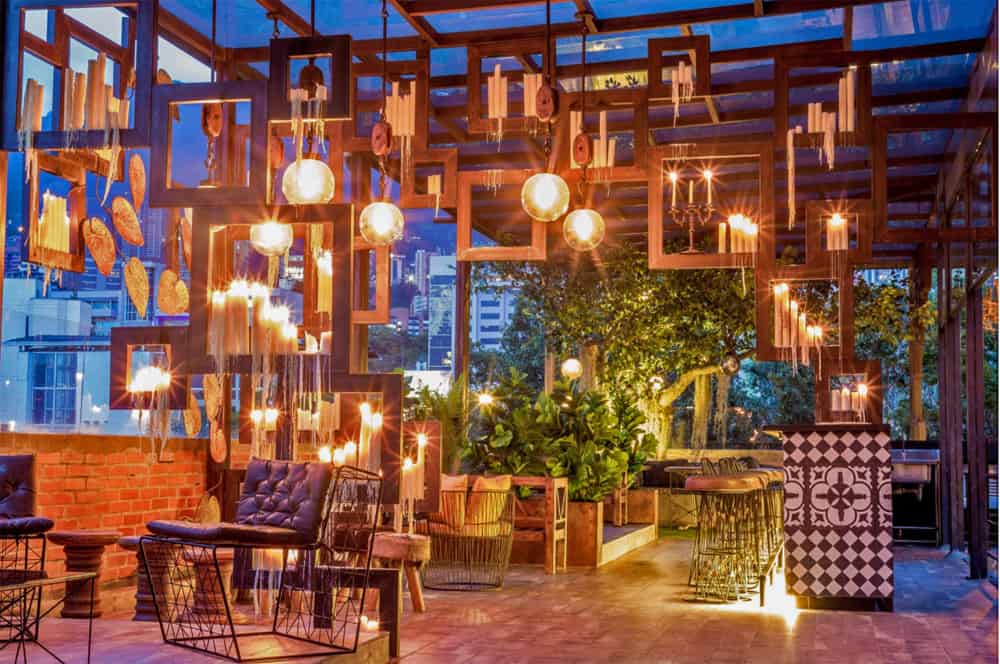 Art Hotel Rooftop Bar Medellin