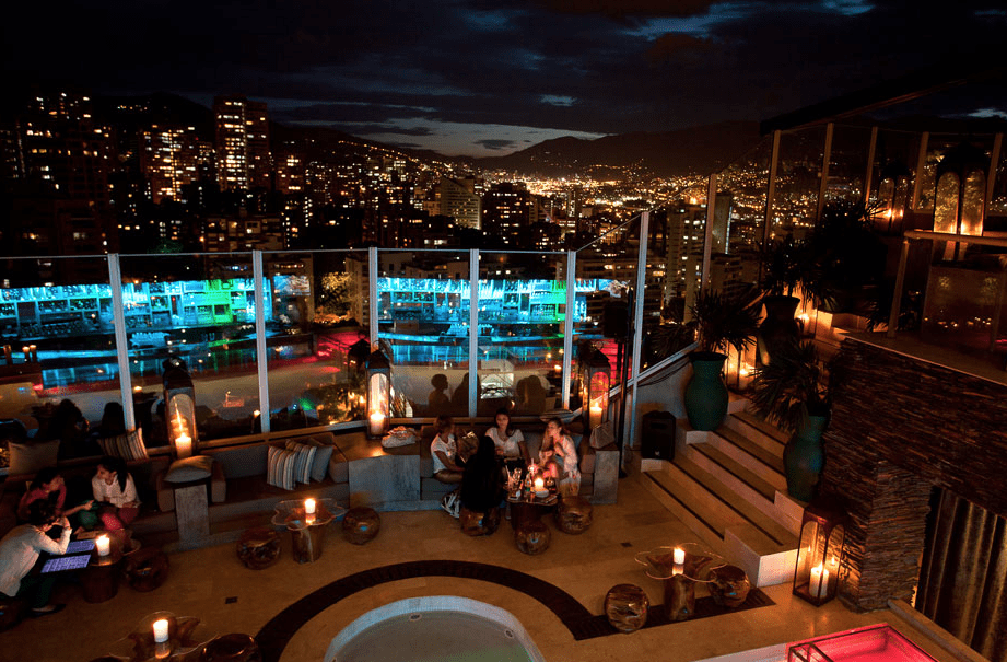 Charlee Envy pool bar Medellin