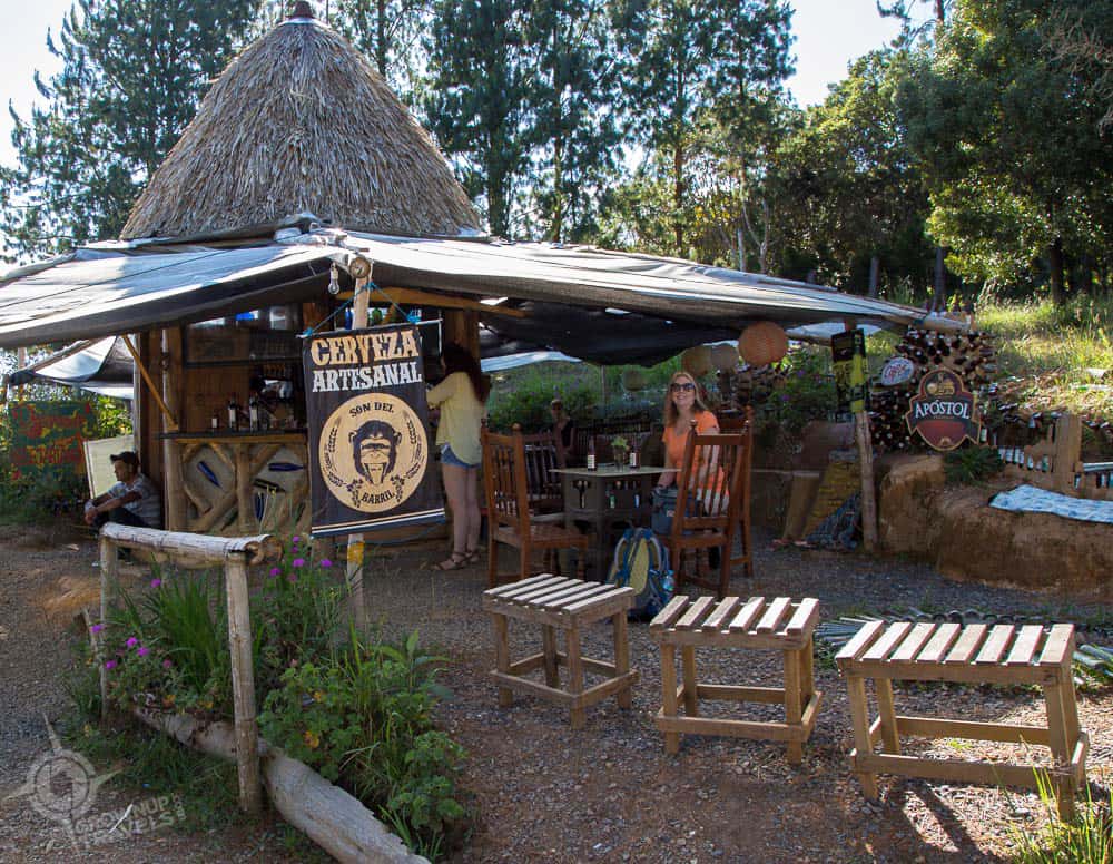 Funky Outdoor Bar outside Parque Arvi