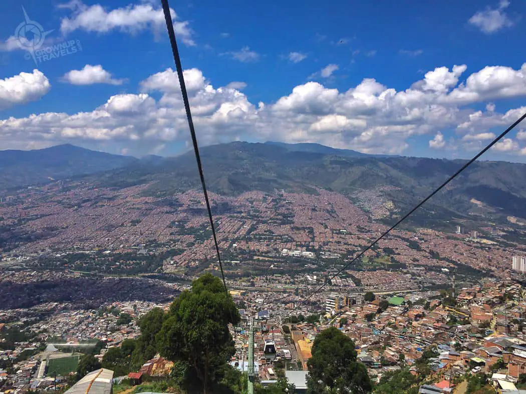 Santo Domingo cable car view