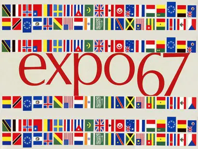 Expo 67 poster flags