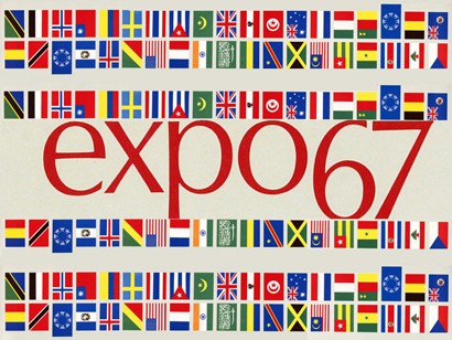 Expo 67 poster flags