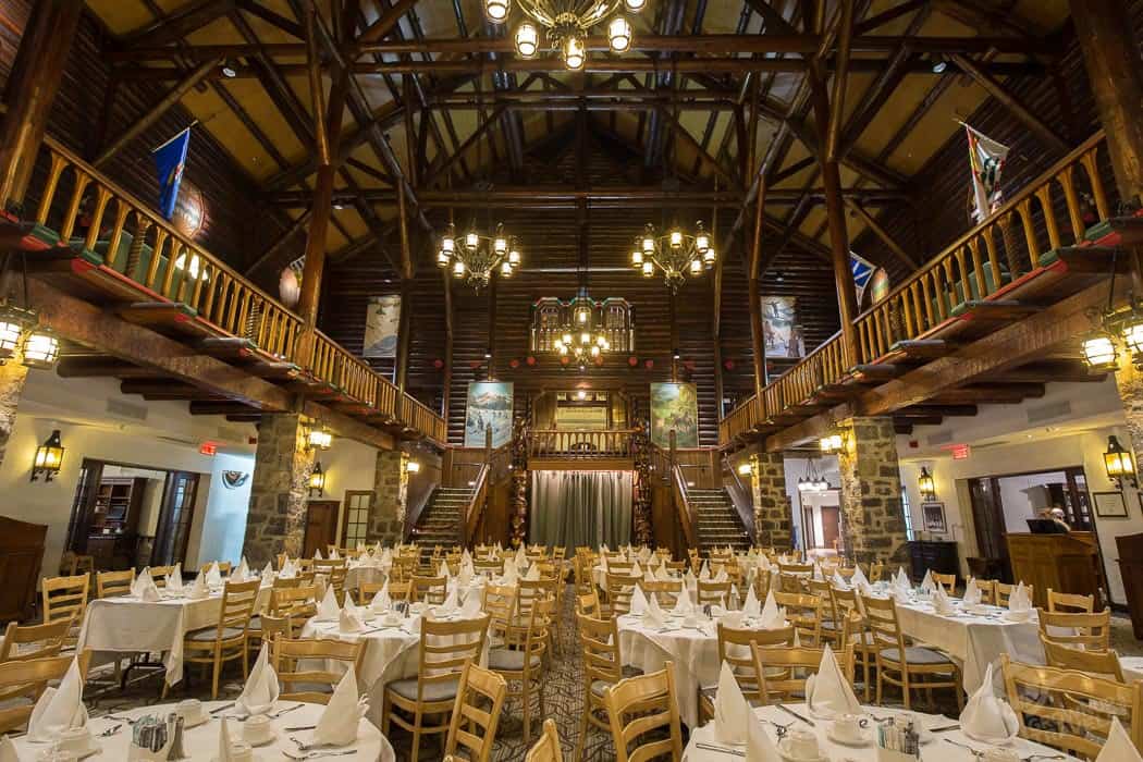 Chateau Montebello dining Room