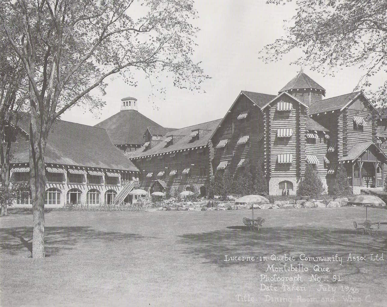 Chateau Montebello historic photo