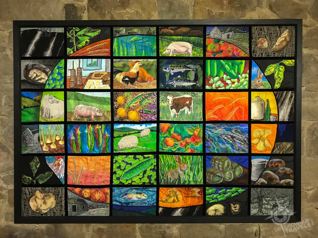 Carrickmacross food quilt