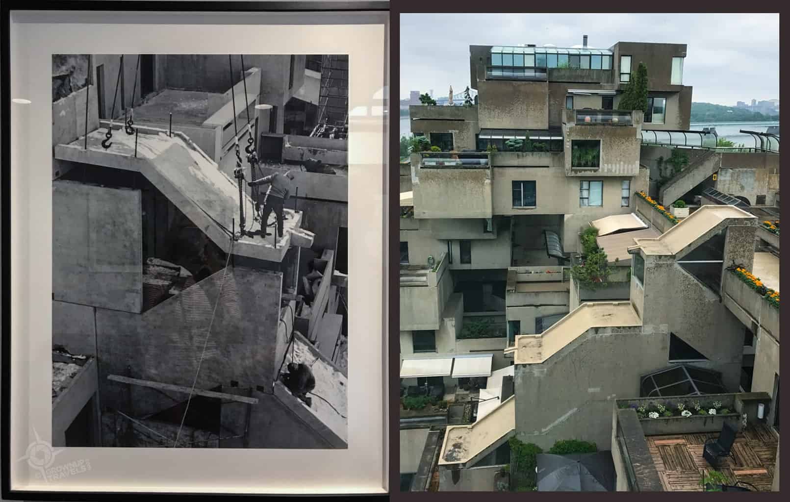 Habitat 67 Downspouts