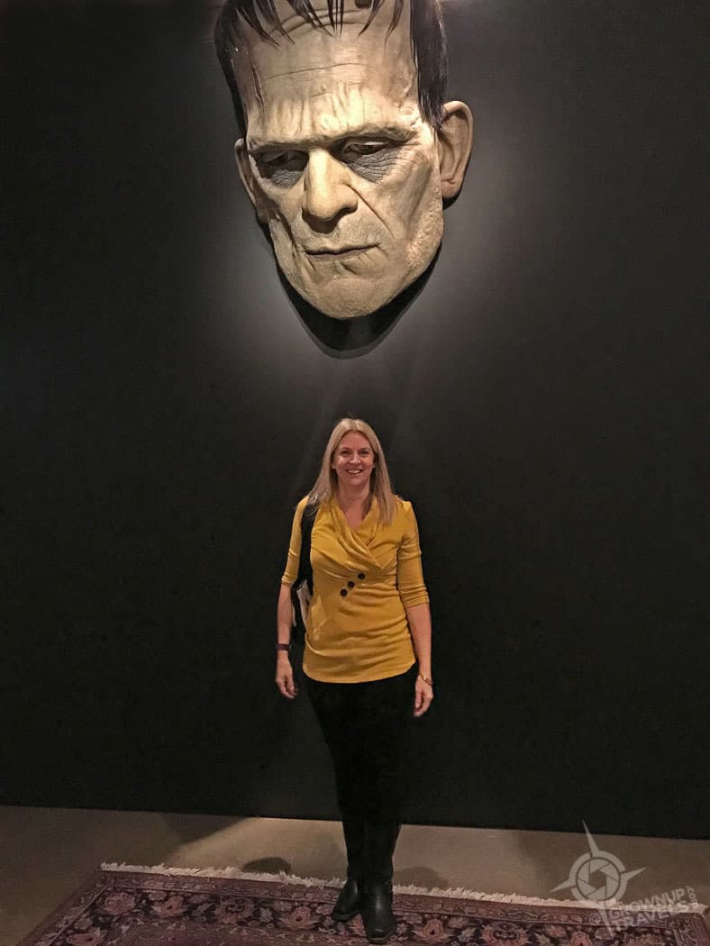 del Toros 5-foot Frankenstein head