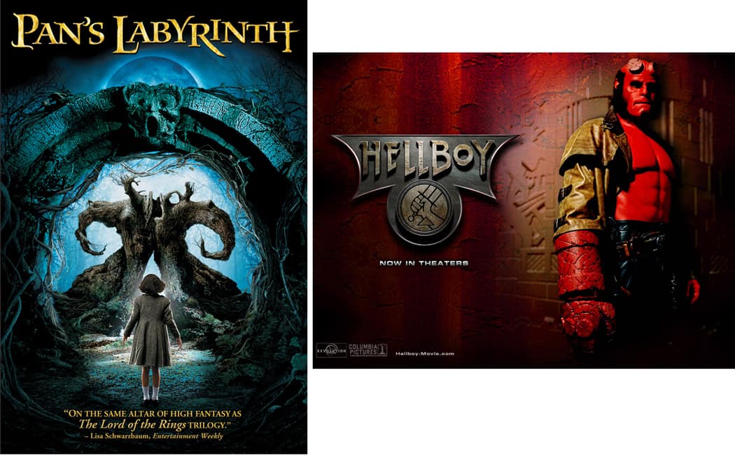 Guillermo del Toro movie posters