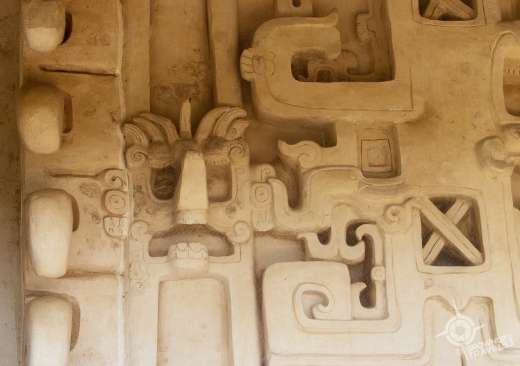 Detail of facade at Ek Balam