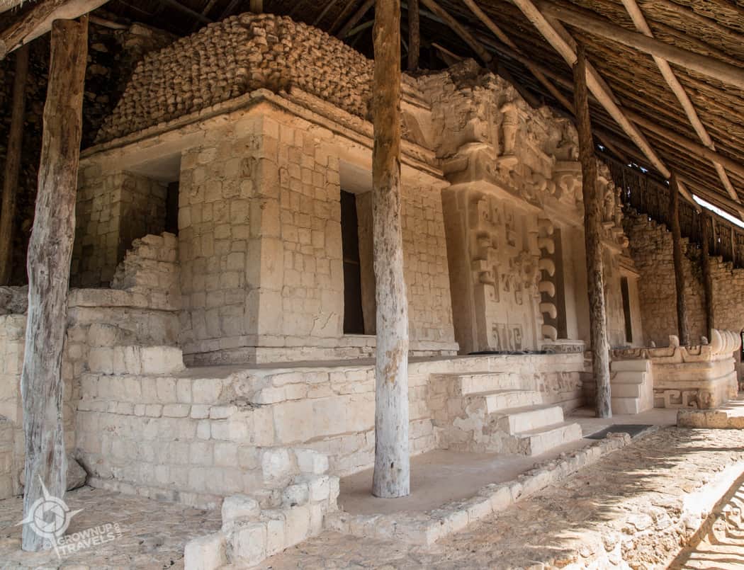 Kings tomb facade Ek Balam