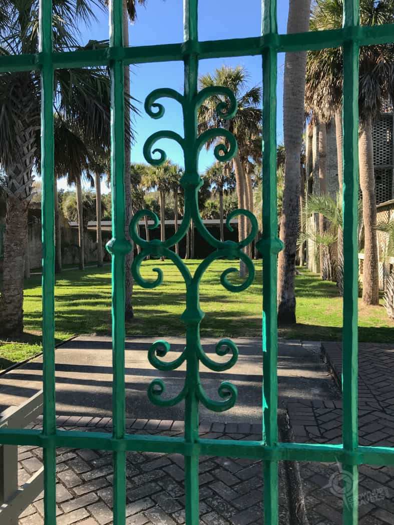 Anna Huntington's grillwork Atalaya Castle