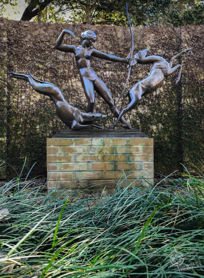 Diana bronze Brookgreen Gardens