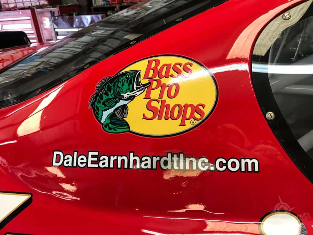 Dale Earnhardt Jr. car closeup