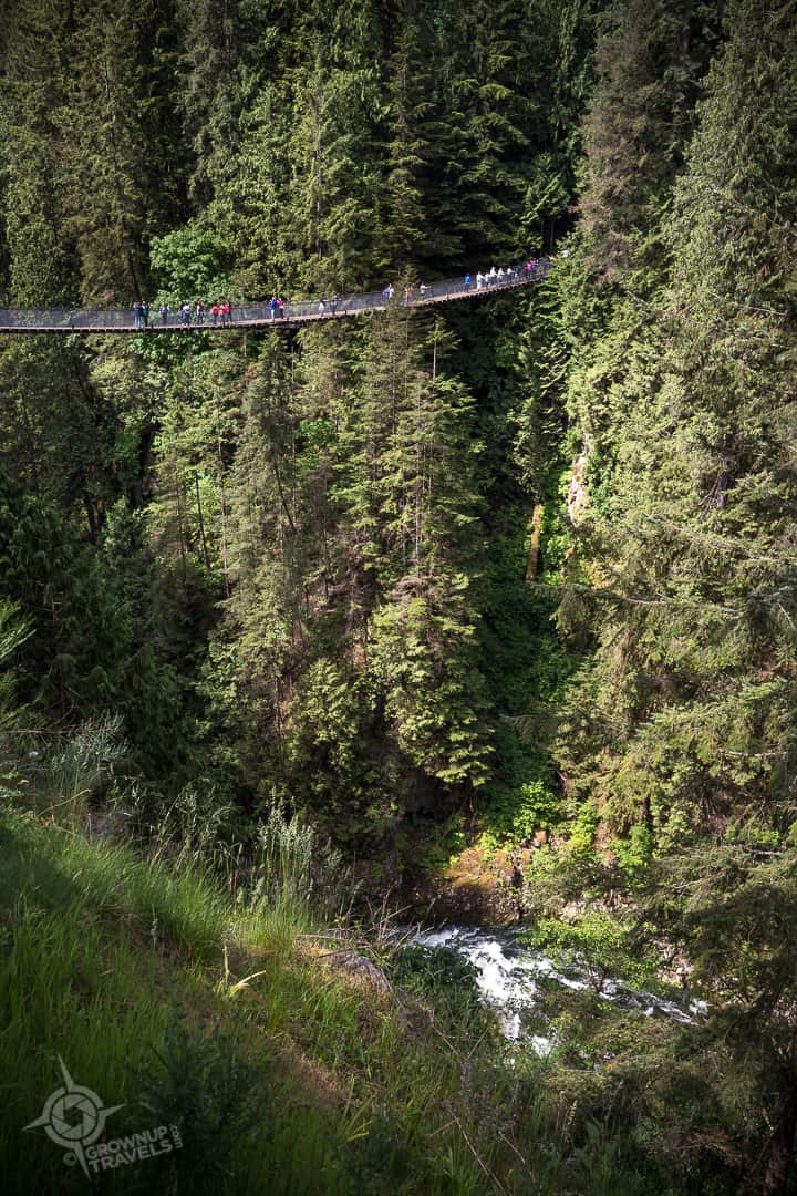 Capilano Suspension Bridge from Cliff Walk
