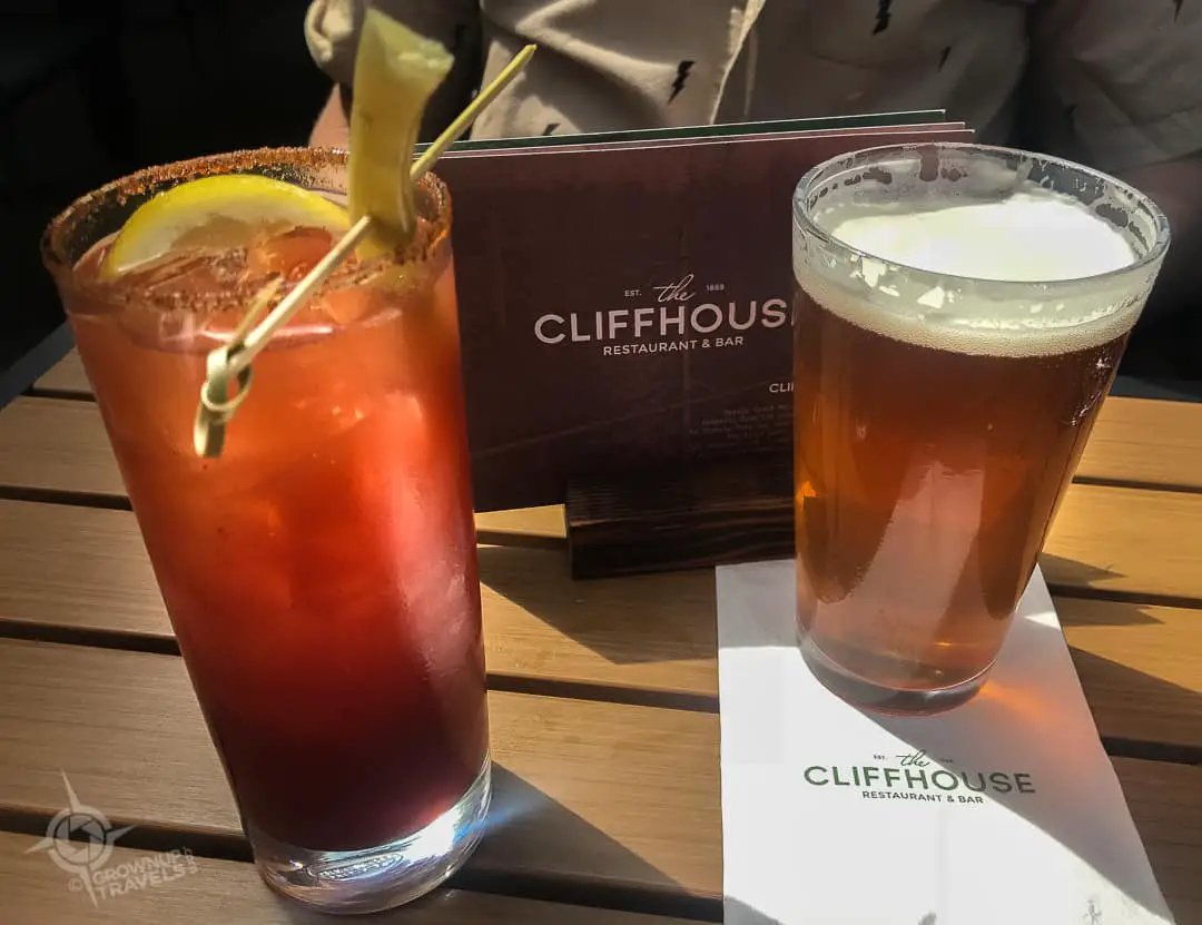Cliff House restaurant drinks Capilano Suspension Bridge Park