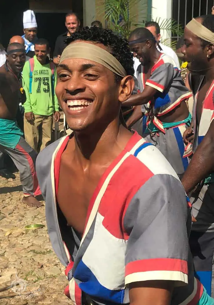 Trinidad Cuba smiling dancer