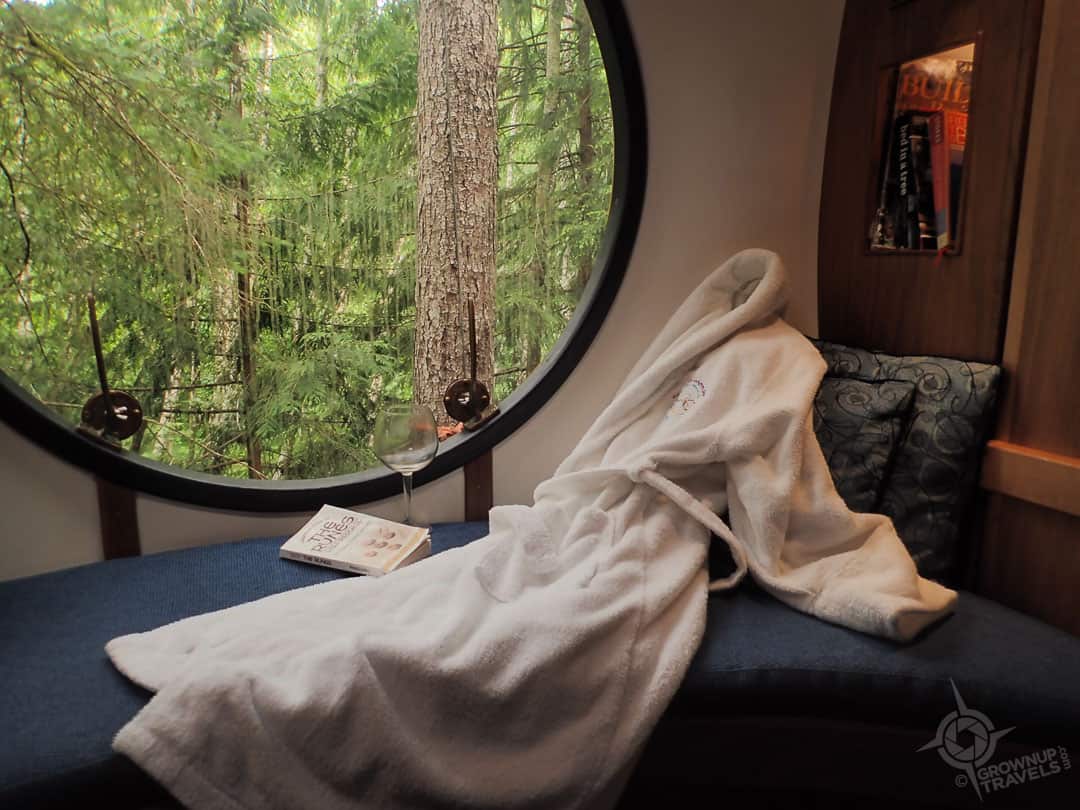 fuzzy robes included at Free Spirit Spheres