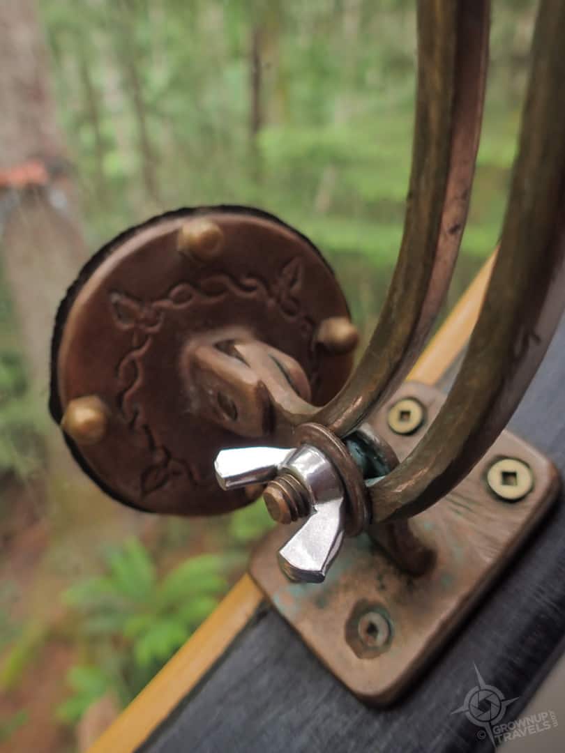 Runes cast in bronze hardware Free Spirit Spheres