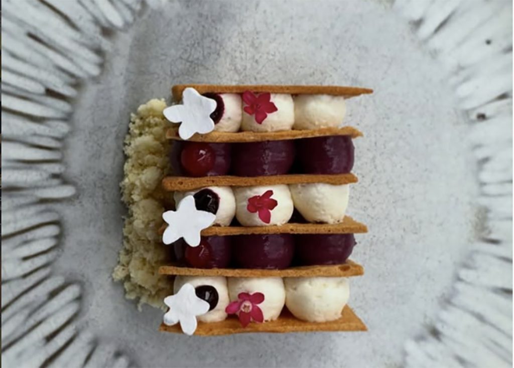 Pluvio Restaurant dessert image from Instagram account