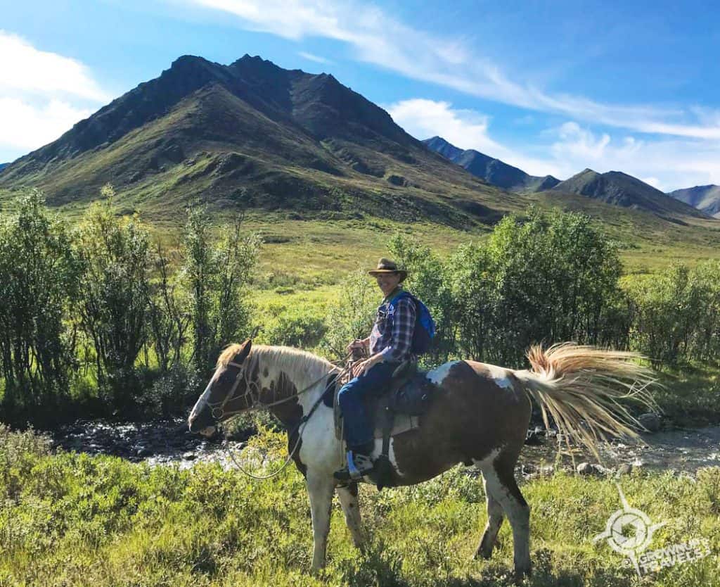 Henk on horseback in Tombstone