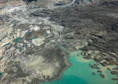 Glacier Delta Kluane Lake Yukon
