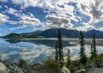 Reflections in Kluane Lake Yukon