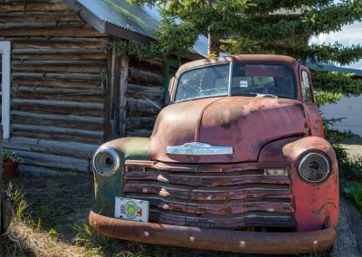 Carcross rusted truck