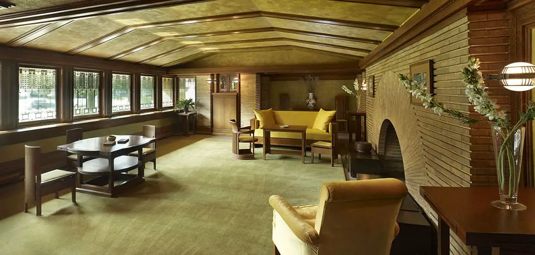 Frank Lloyd Wright's Martin House Reception Room 