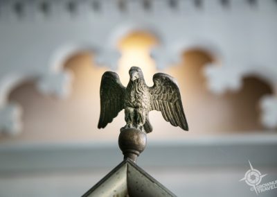 Alexandria Leadbeater apothecary eagle detail