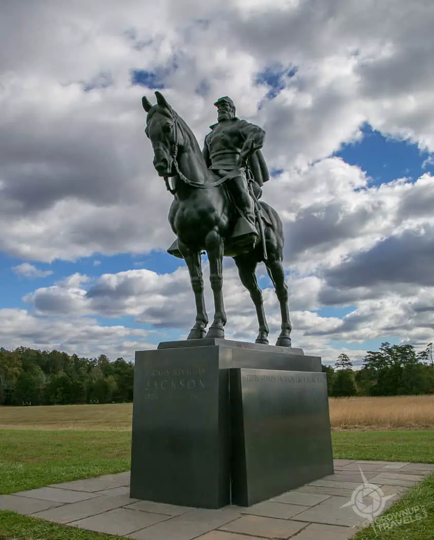 Statue of Stonewall Jackson Manassas park