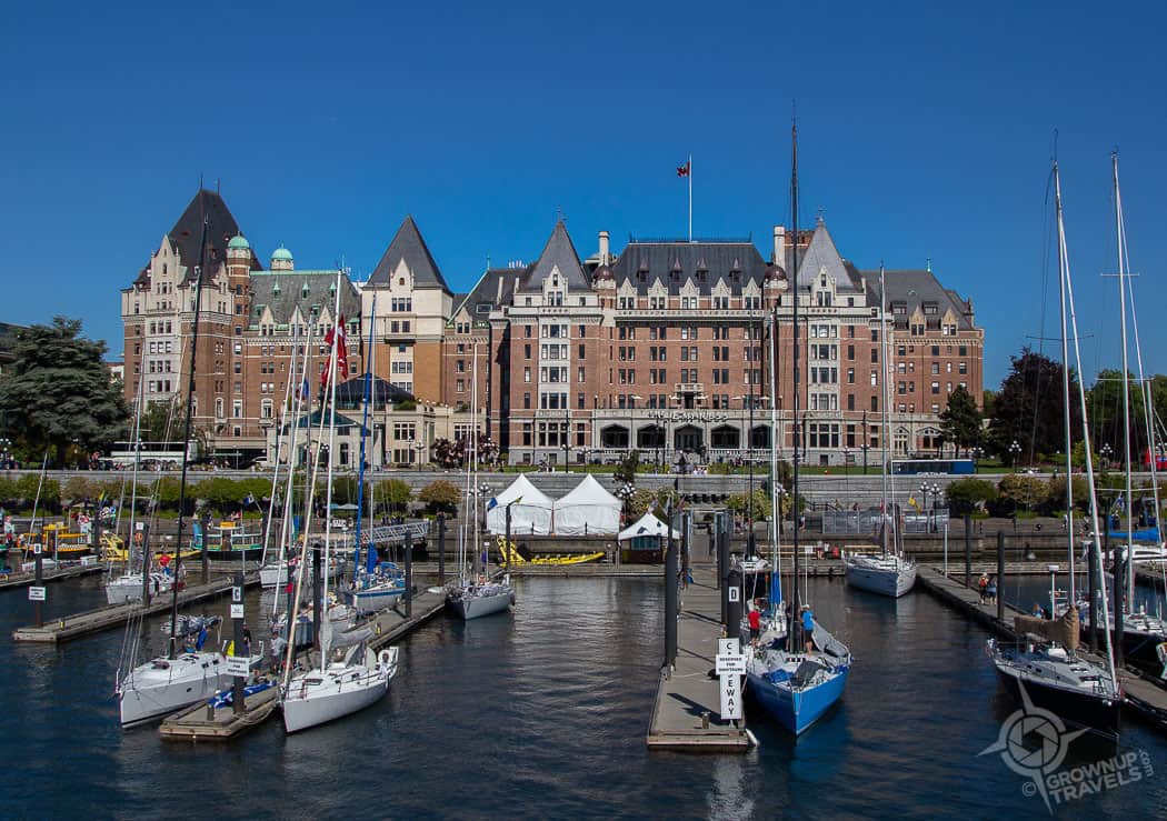 Fairmont Empress Victoria from water