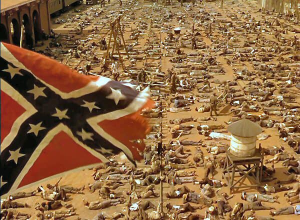 Gone-with-the-Wind-train yard wounded