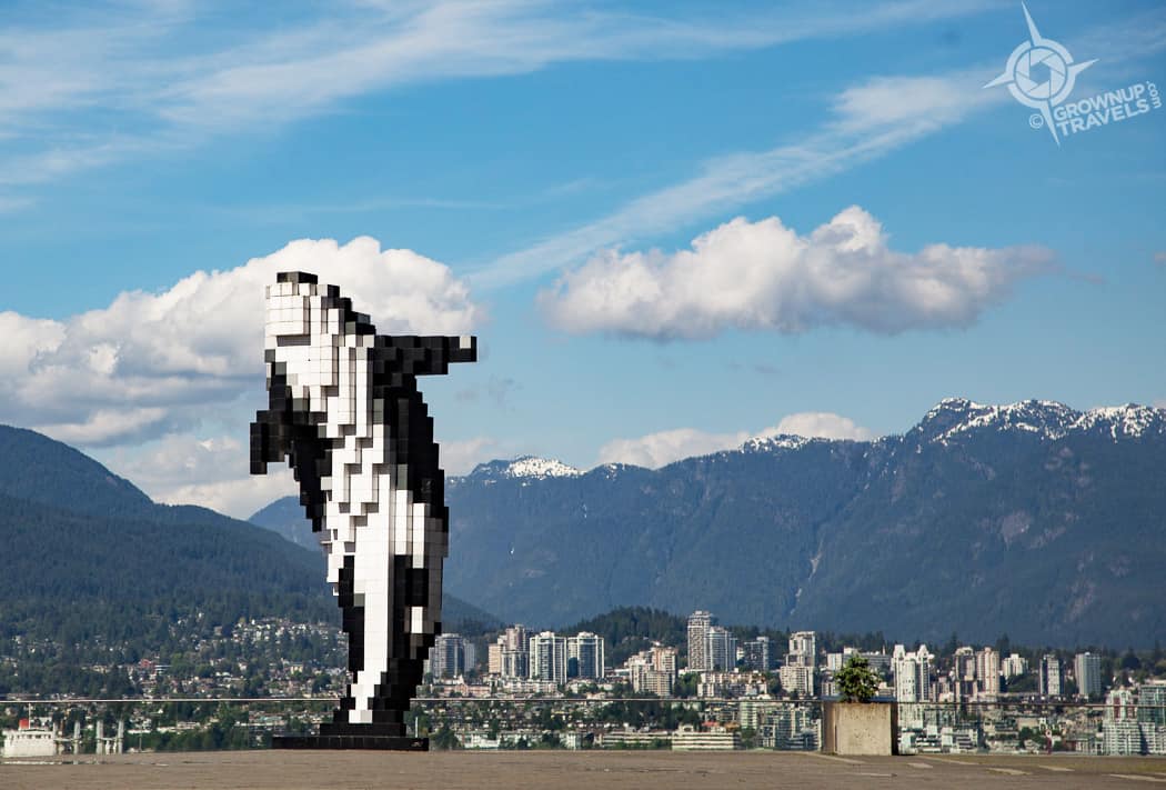Orca sculpture at Canada Place Vancouver