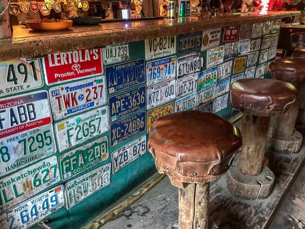 Bar Stool in Chicken Alaska Saloon