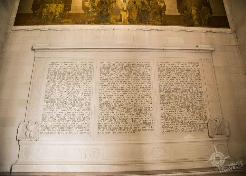 2nd Inaugural Address Lincoln Memorial