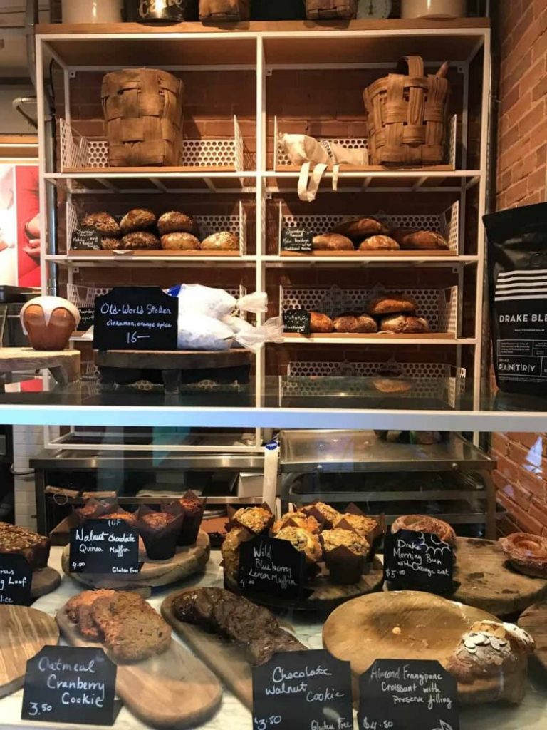 House-baked goodies at the Drake Commissary in Toronto