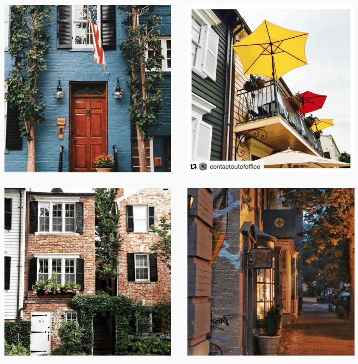 Georgetown DC Instagram images