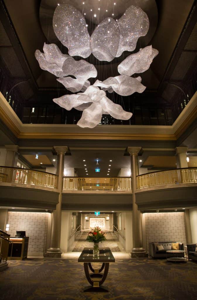 Twill Flower inside Empress Hotel Victoria